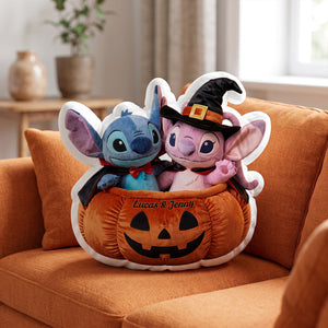 Spooky Sweetheart Custom Shaped Pillow - Personalized Gifts For Couples 01pgtn240826