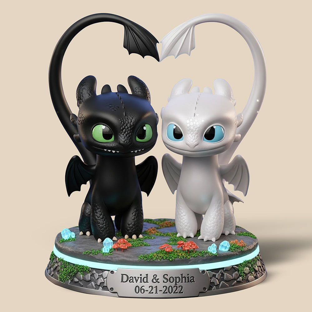 Fantasy Creature Acrylic Plaque - Personalized Gifts for Couple 01toqn240625-Homacus