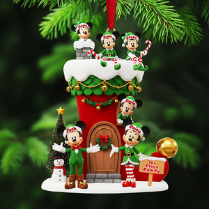 Personalized Gifts For Christmas, Elf Family Acrylic Ornament 01tota021025-Homacus