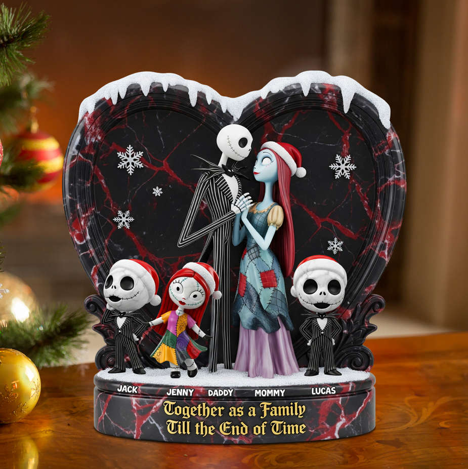 Personalized Christmas Gifts For Family Heart Plaque 02natn200925-Homacus