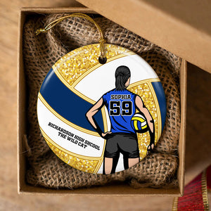 Personalized Gifts For Volleyball Players Ceramic Ornament 03ACDT111024TM-Homacus