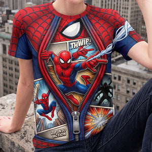 Comic Breakout T-Shirt, Personalized Gifts For Movie Lovers 02hata050826-Homacus