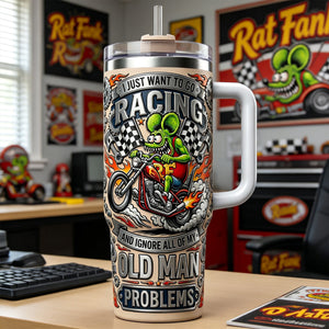 Racing Old Man Tumbler - Personalized Gifts For Racing Lovers 02patn120326-Homacus