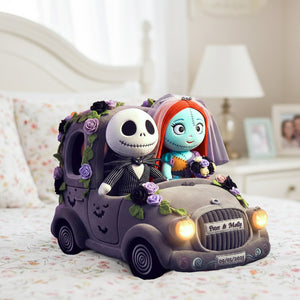 Spooky Bride & Groom Pillow - Personalized Gifts For Couple 08tomg141125-Homacus