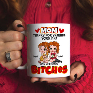 Personalized Gifts For Moms Coffee Mug Thanks For Sharing Your DNA 02TOLU130125HH-Homacus