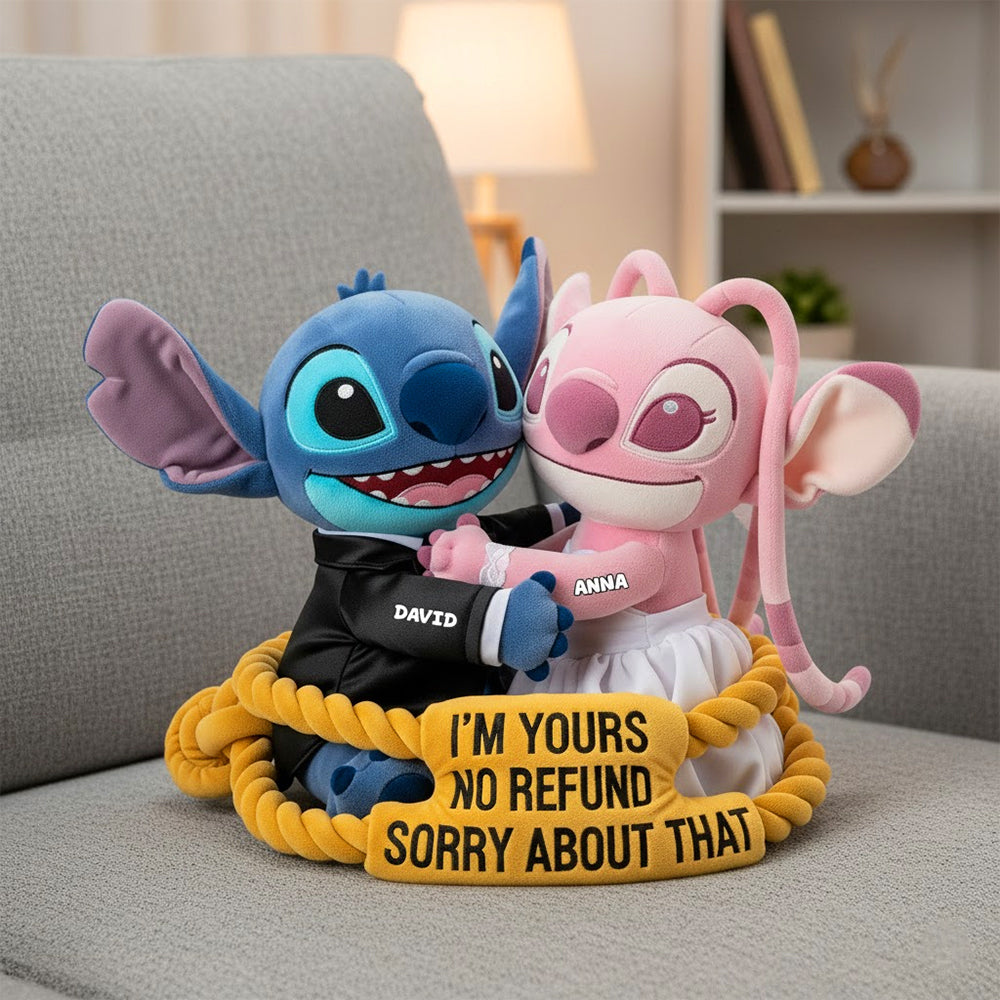 Cute Aliens Couple Shaped Pillow Personalized Gifts For 01natn101225-Homacus