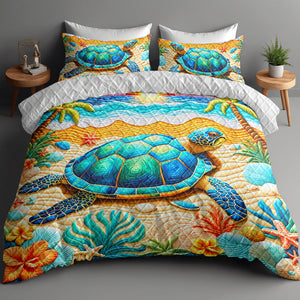 Gifts For Turtle Lovers Quilt Bed Set 03huqn170125-Homacus