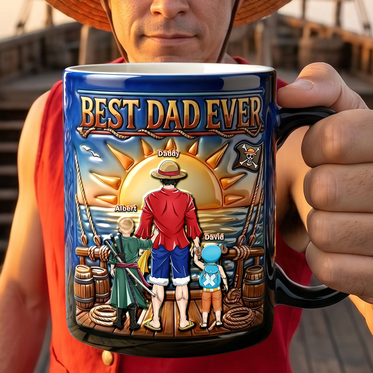 Dad And His Little Adventures Crew Magic Mug - Personalized Gifts For Dads 01tgqn240426-Homacus