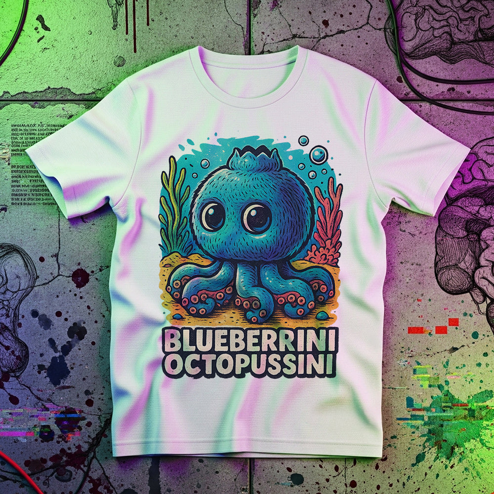Blueberrini Octopussini Brainrot Shirt Gifts For Kids 032hudt280725
