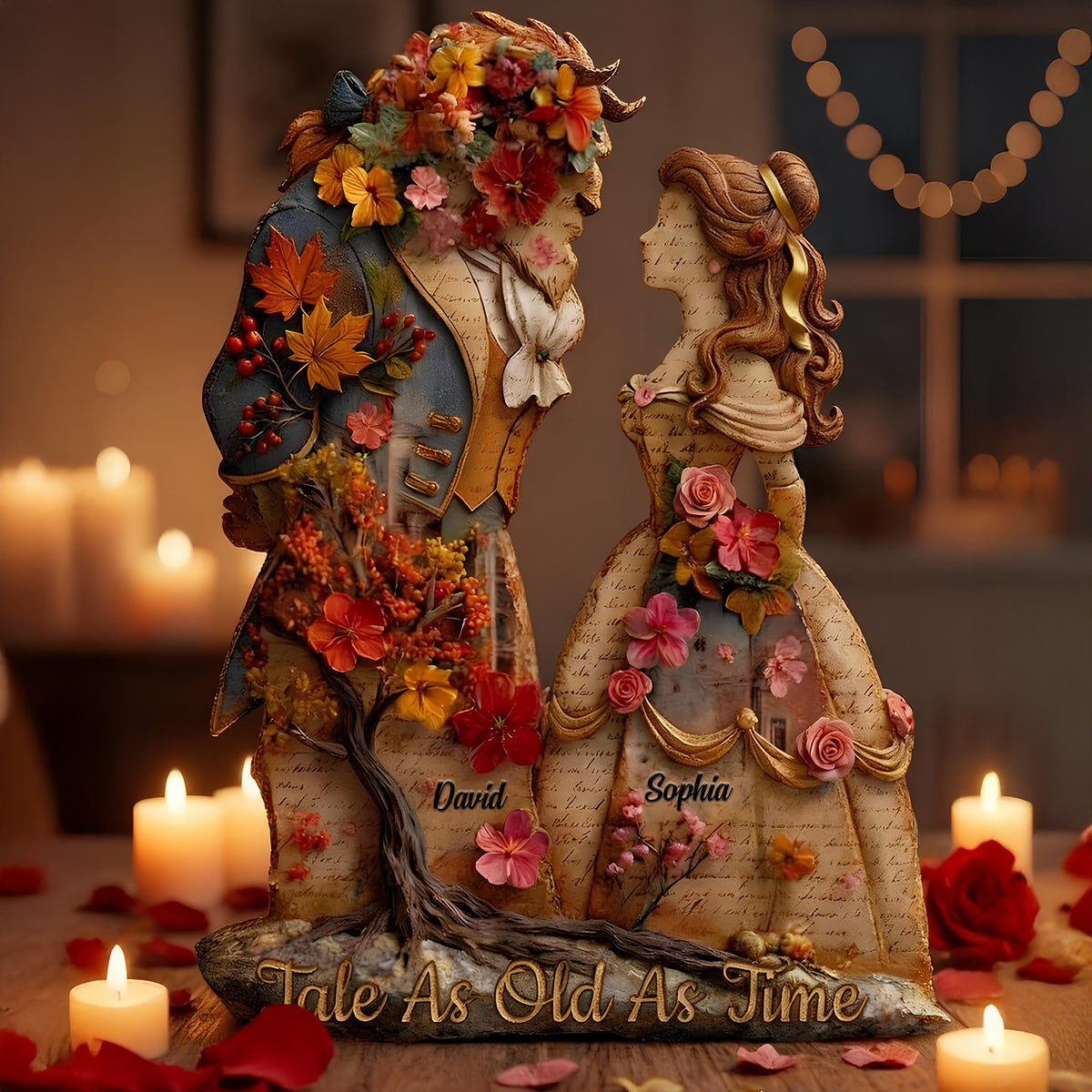 Classic Romance Acrylic Plaque - Personalized Gifts For Couple 01TODT260126-Homacus