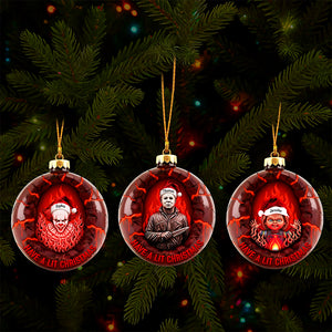Horror Fire Christmas Ornament, Personalized Gifts For Horror Fans 03qhqn091025-Homacus