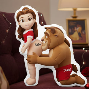 Sweet Couple Pillow Personalized Gifts For Couple 06OHLU141125-Homacus