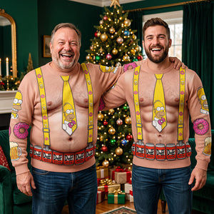 Funny Tie Ugly Sweater - Personalized Gifts For Christmas 03hadt191026-Homacus