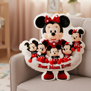 Best Mom Ever Custom Shaped Pillow - Personalized Gifts For Mother 02kita110226-Homacus