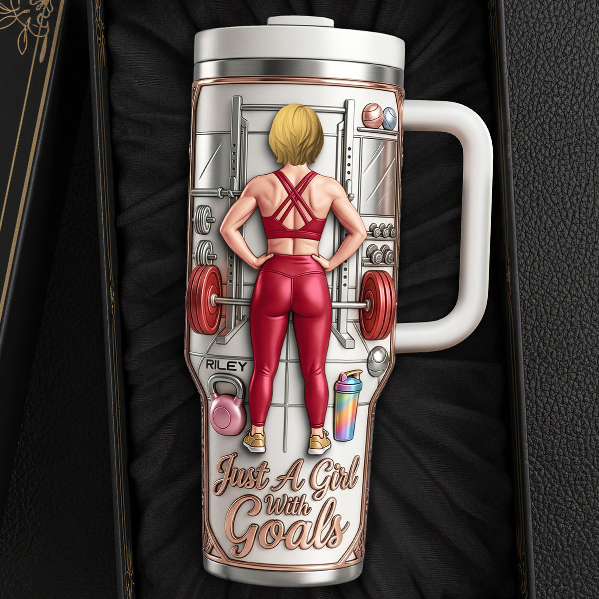 Fitness Queen 40oz Tumbler - Personalized Gifts For Gym Lovers 04NATA110326-Homacus
