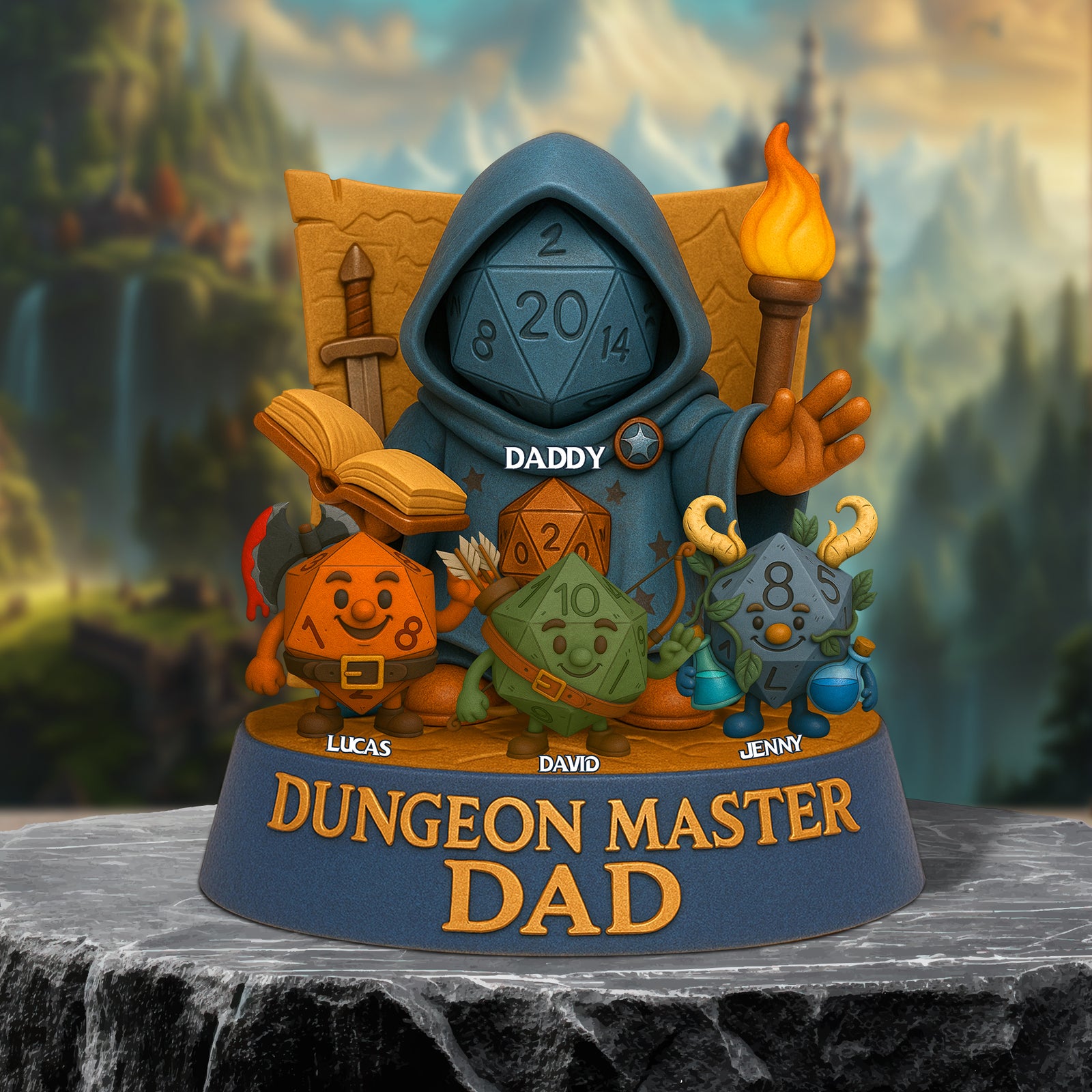 Master Dad Acrylic Plaque - Personalized Christmas Gifts For Dad 03natn090525-Homacus