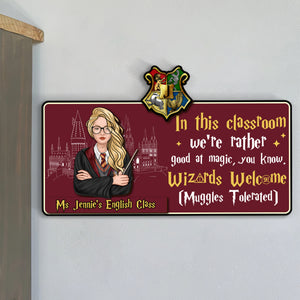Personalized Gifts For Teacher Wood Sign 02HTTN060624TM Back To School-Homacus