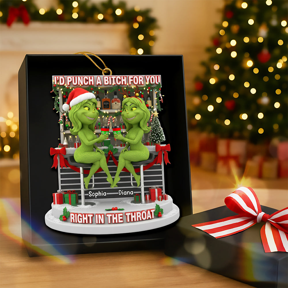 Drinking Bestie Ornament - Personalized Gifts For Best Friends 03tgqn170925-Homacus