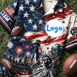 Proud American Hawaiian Shirt - Personalized Gifts For Sport Lovers 04pata090626-Homacus