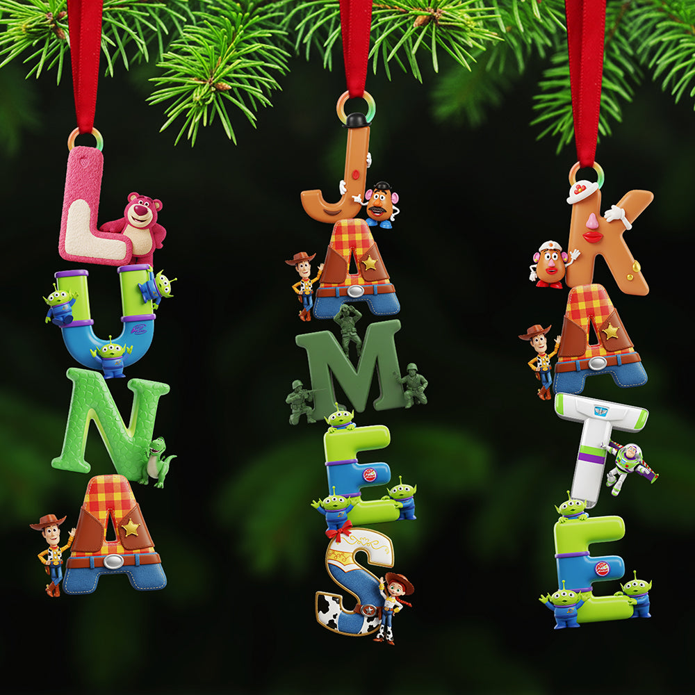 Lovely Alphabet Name Acrylic Ornament, Personalized Gifts For Christmas 01kita291025-Homacus