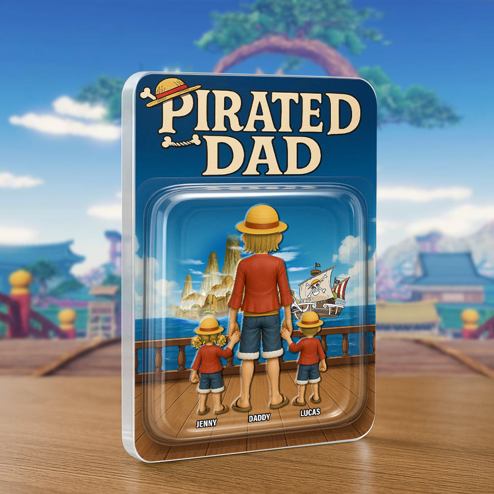Pirated Dad Plaque Personalized Gifts For Dad 01katn290425-Homacus
