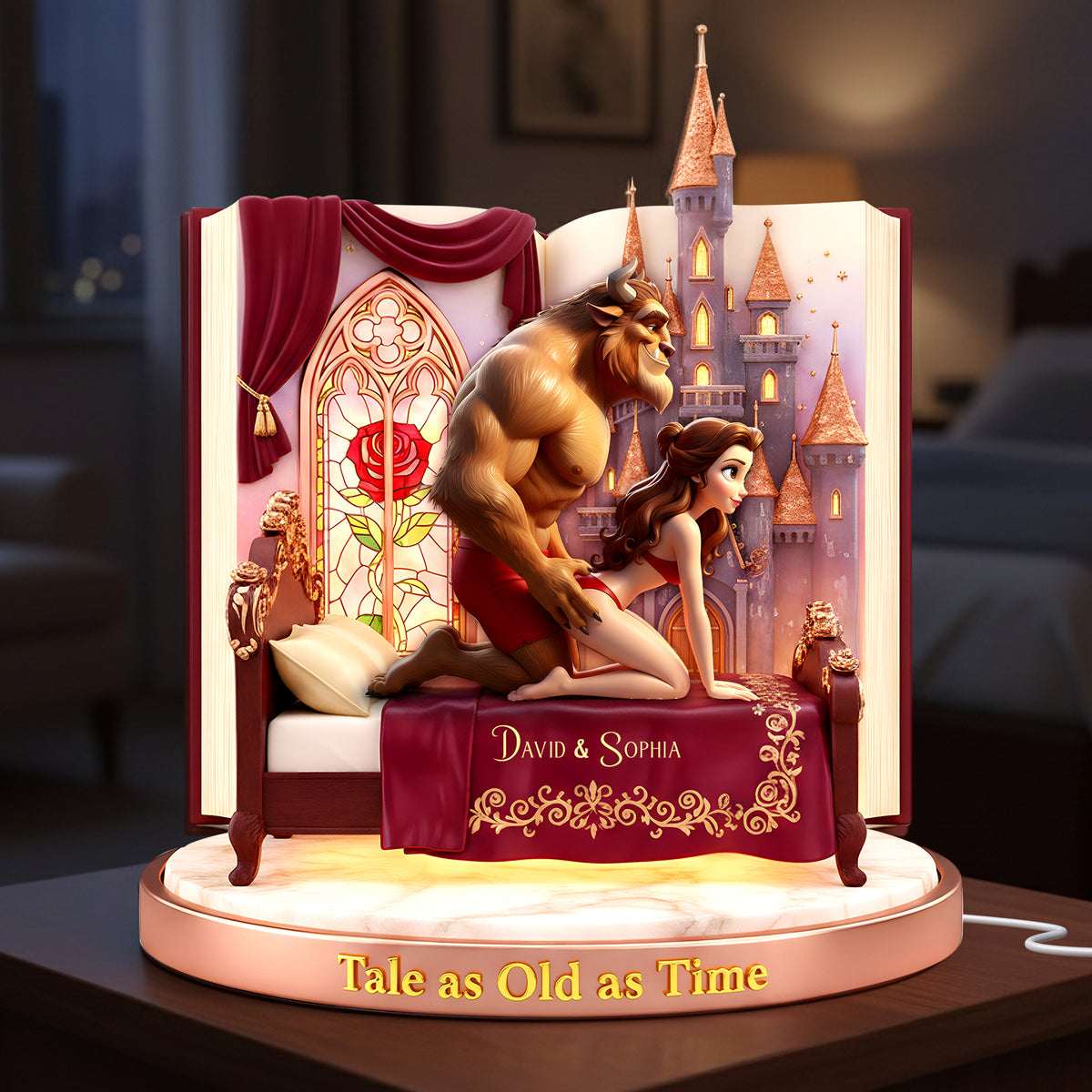 Flirty Fun Couple Light Box - Personalized Gift For Couples 04OHLU261125