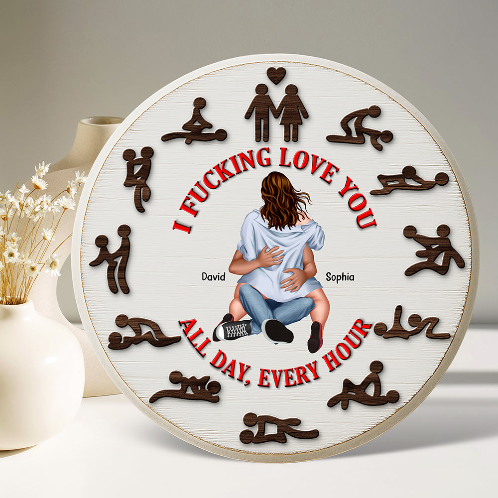Naughty Couple Plaque - Personalized Gifts For Couple 05ohqn050525-Homacus