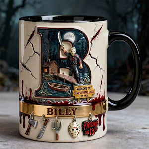 Lake Slasher Accent Mug, Personalized Gifts For Horror Fans 04qhdt130126-Homacus