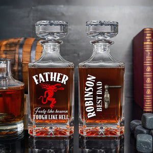 Drinking Loving Dad Whiskey Bottle - Personalized Gifts For Dad 04qhqn020425-Homacus