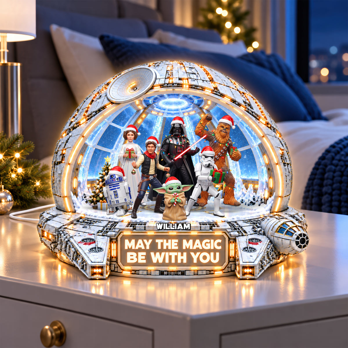 May The Magic Be With You Universe War Light Box - Personalized Gifts For Christmas 07TYQN260926-Homacus