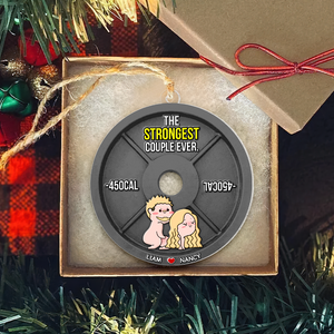 Personalized Gifts For Couple Christmas Naughty Couple Ornament 02OHPU051124HH-Homacus