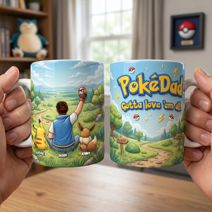 Adventure Dad And Kids Coffee Mug - Personalized Gifts For Dads 03natn010526-Homacus