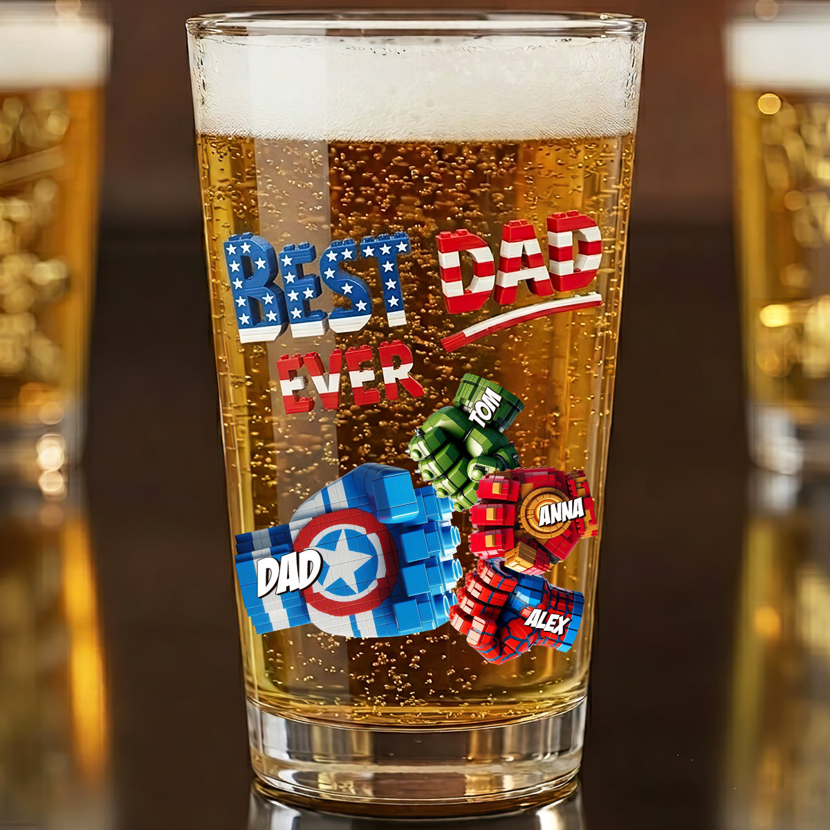 Legendary Dad Drinking Glass - Personalized Gifts For Dads 05OHDT220526-Homacus