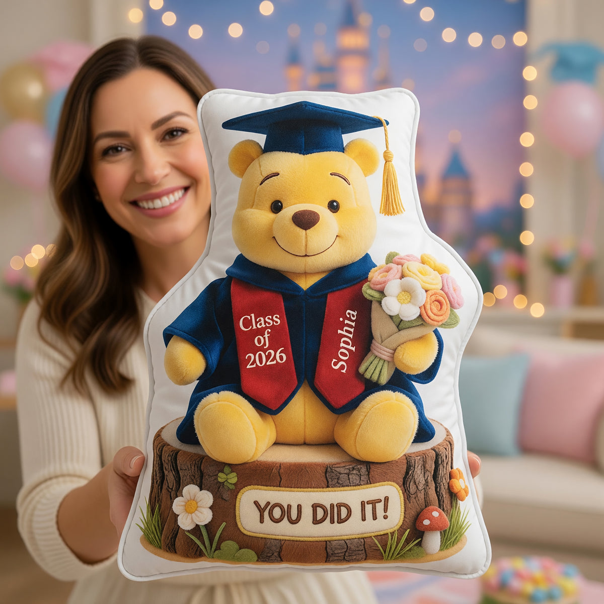 Graduation Custom Shape Pillow - Personalized Gifts For Graduates 01paqn130526-Homacus
