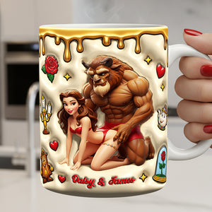 Naughty Couple Coffee Mug - Personalized Gifts For Couples 01OHTA241125-Homacus