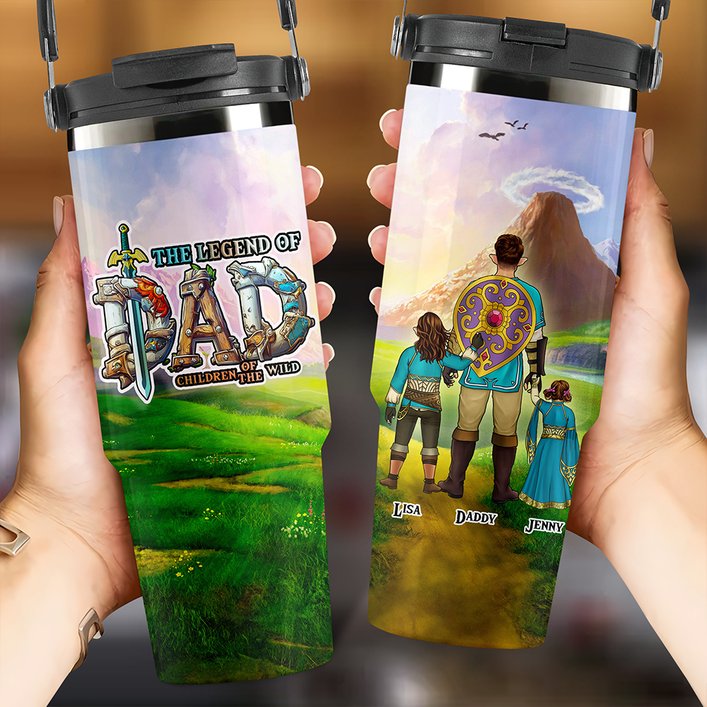Legend Dad 30oz Tumbler With Handle - Personalized Gifts For Dad 012achu020425hg-Homacus