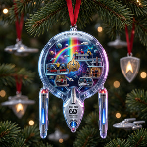 Ship To Uncharted Space Ornament, Personalized Gifts 01QHLU240926-Homacus