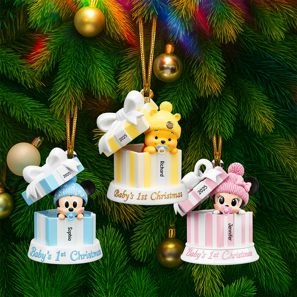 Baby’s First Christmas Ornament - Personalized Gifts For Kids 05naqn200825-Homacus