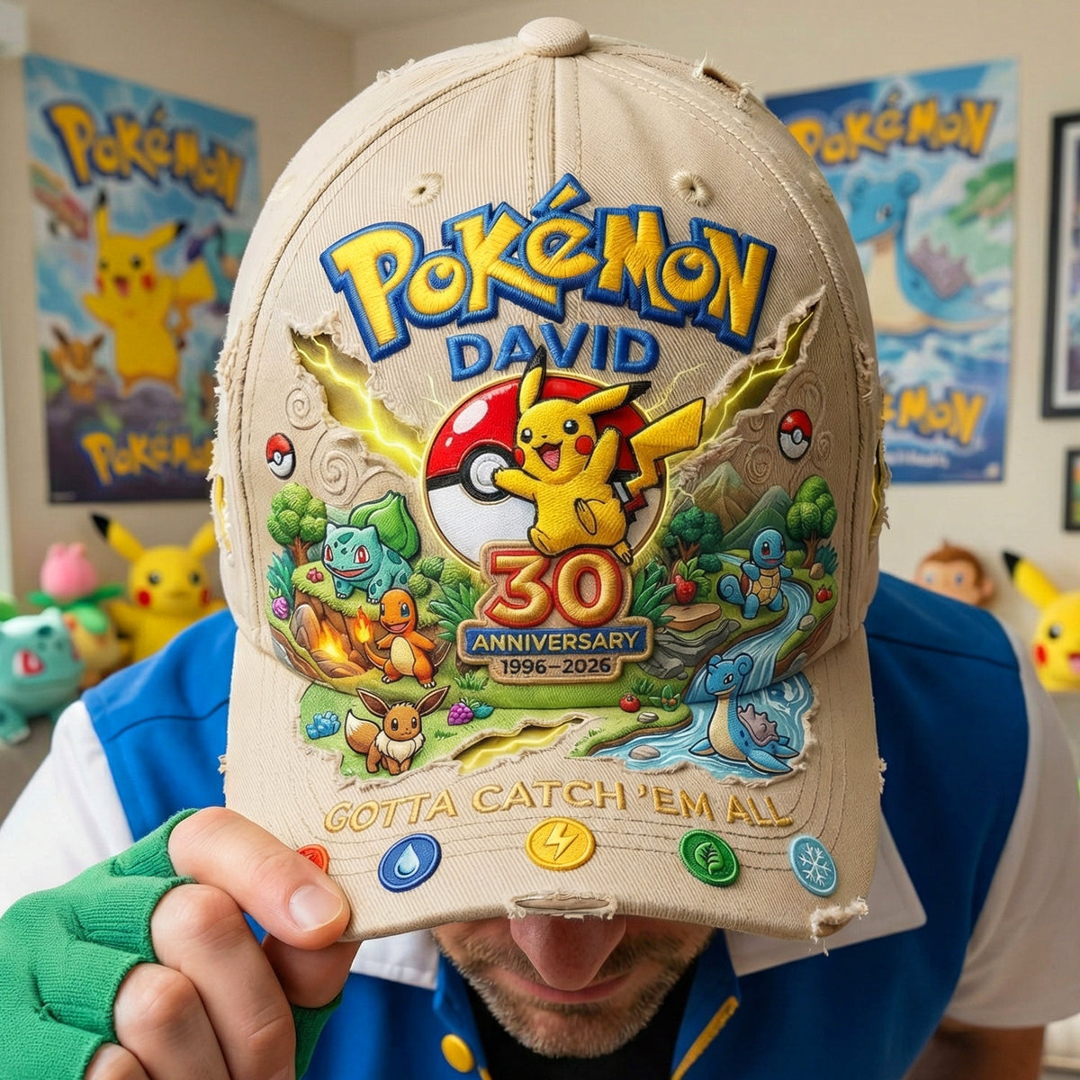 30th Anniversary Monster Trainer Classic Cap - Personalized Anniversary Gift 04paqn250326-Homacus
