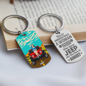 Personalized Gifts For Car Lover Keychain 03XQPU240724PA Landscape Street-Homacus