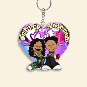 Personalized Gifts For y2k Couple Keychain 012OHMH301224HG-Homacus