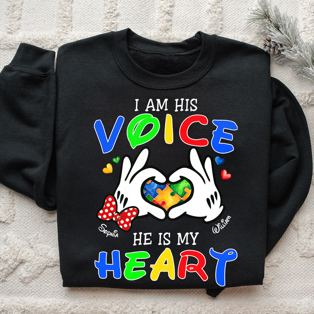 Personalized Gifts For Autism Mom Shirt He Is My Heart 02OHDT030325-Homacus