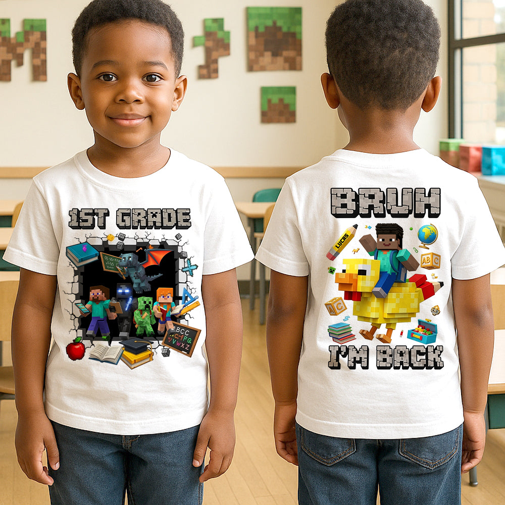 Personalized Pixel Adventure Gifts For Kids Shirt 02tgtn310725-Homacus