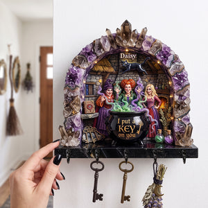 Eccentric Witch Key Hanger, Personalized Gifts For Witch Lovers 03qhta250726