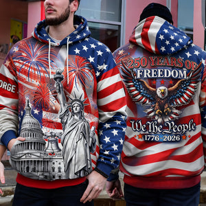 250th America Anniversary 3D Shirt - Personalized Gifts For Patriots 04hulu280126-Homacus