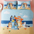 Cute Cartoon Pup Family At Beach Quilt Bed Set - Gifts For Movie Fan 04QHLU170725-Homacus