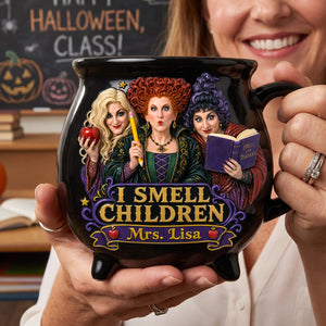 Macabre Spell Sisters Brew House Ceramic Cauldron Mug - Personalized Gifts For Teachers 03hudh270826