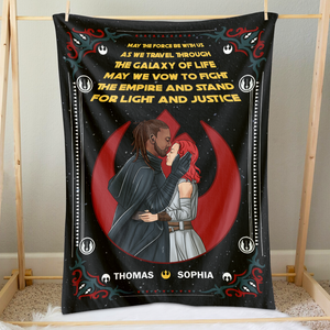 Personalized Gifts For Couple Blanket 03xqpu021224-Homacus