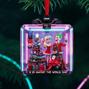 Mischievous Couple Personalized Gifts For Couple Christmas Ornament 01pata091025-Homacus