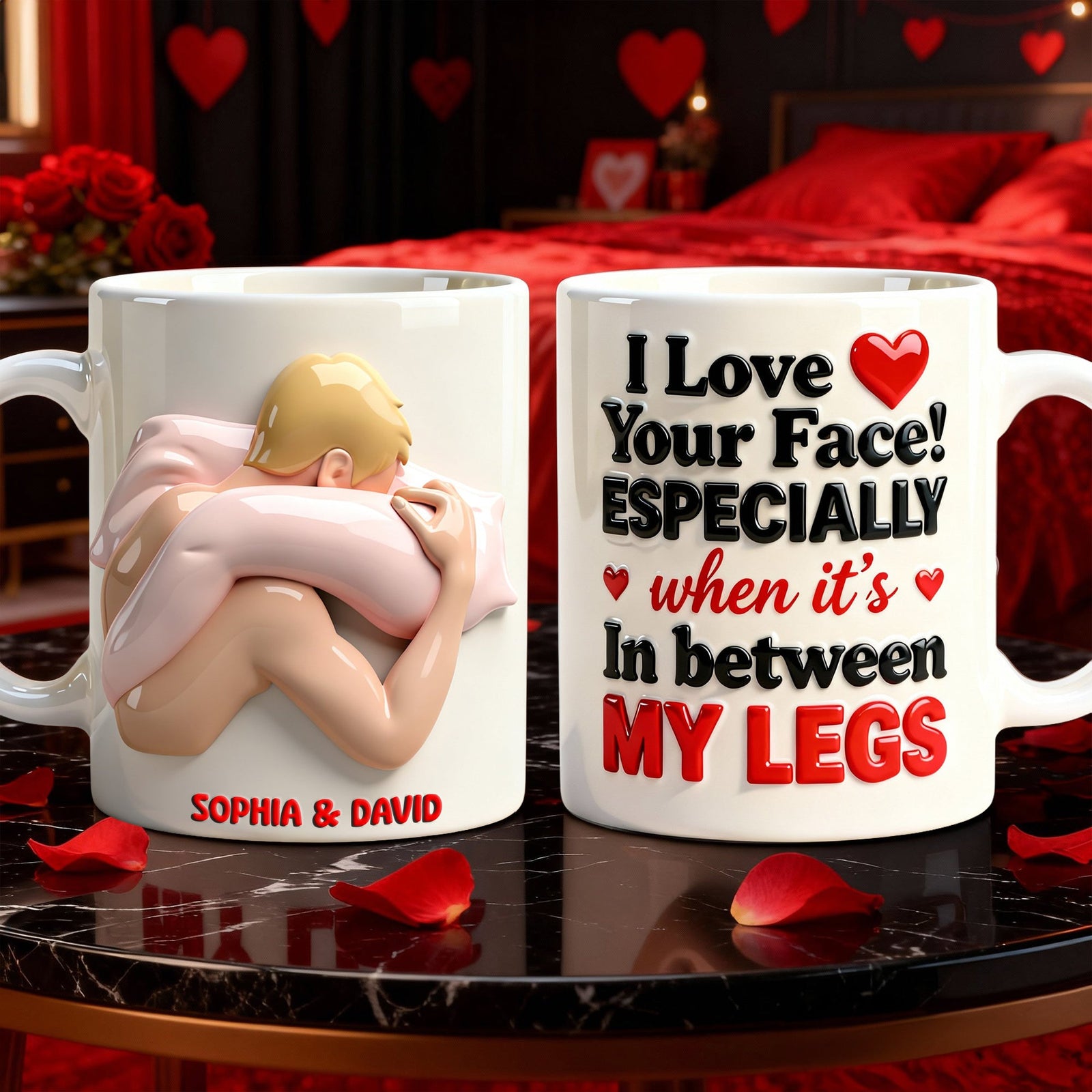 Funny Couple Coffee Mug - Personalized Gifts For Couple 03OHLU040226-Homacus